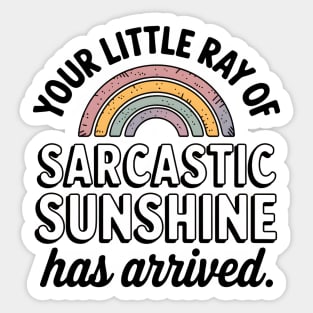 Sarcastic Sunshine Sticker